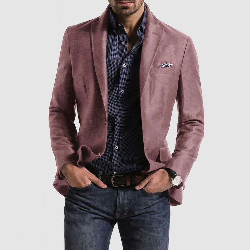 Men’s Suit Jacket – Slim Fit – Notch Lapel – Single-Breasted Formal Wear