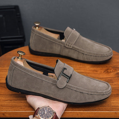 Men’s Loafers – Slip-On Comfort – Breathable Blend – Flexible Sole – Casual Style
