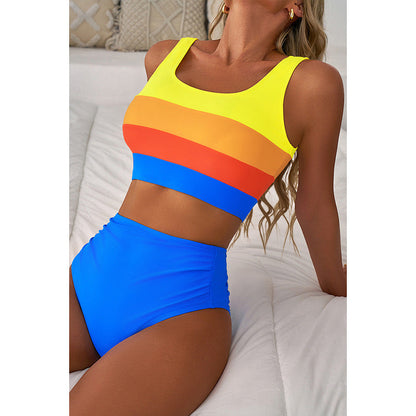 Women’s Bikini Set – Sporty Fit – High Waist – Seamless – Breathable Quick-Dry Fabric