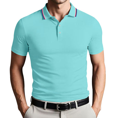 Men’s Polo Shirt – Slim Fit – Breathable Blend – Short Sleeve – Smart Casual Style