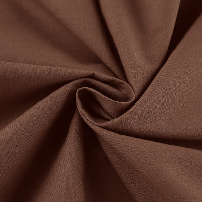 Women’s Evening Dress – Cotton Linen Blend – Slim Fit – One Shoulder – Full Length