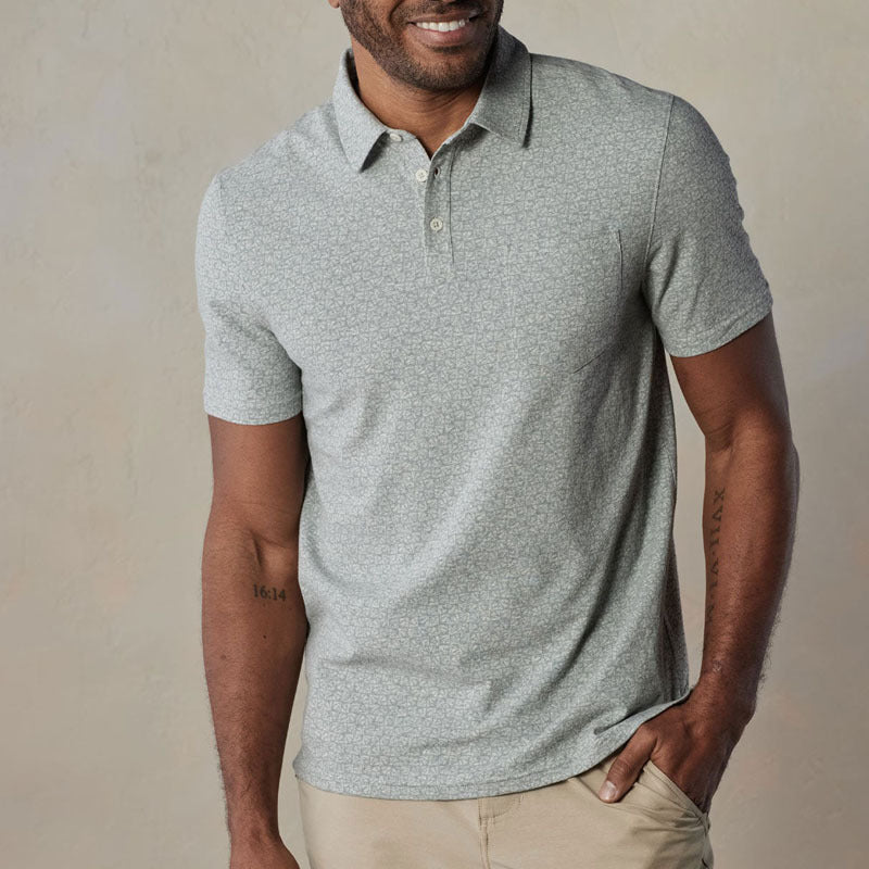 Men’s Polo Shirt – Soft Cotton Blend – Regular Fit – Short Sleeve – Chest Pocket