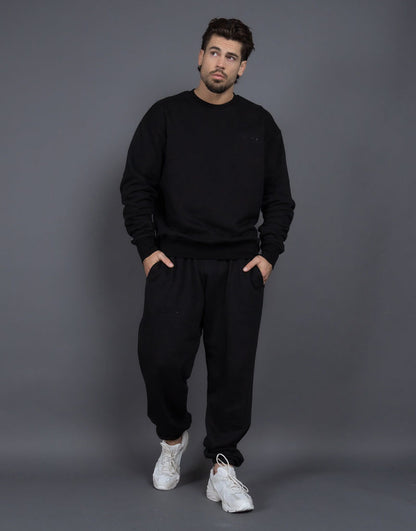 Men’s Tracksuit Set – Cotton – Relaxed Fit – Ribbed Cuffs – Casual Wear