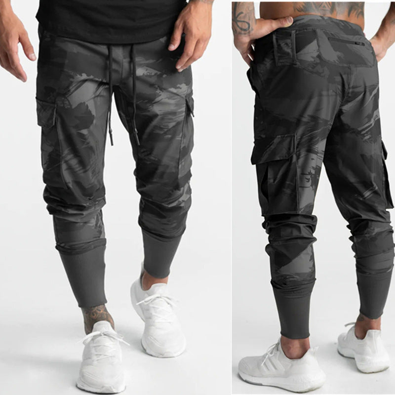 Men’s Cargo Jogger Pants – Relaxed Fit – Tapered Leg – Stretch Fabric – Ribbed Cuffs