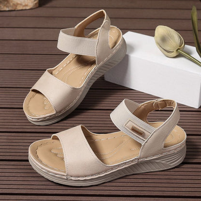 Women’s Sandals – Slip-On Open Toe – Cushioned Footbed – Casual Comfort Fit