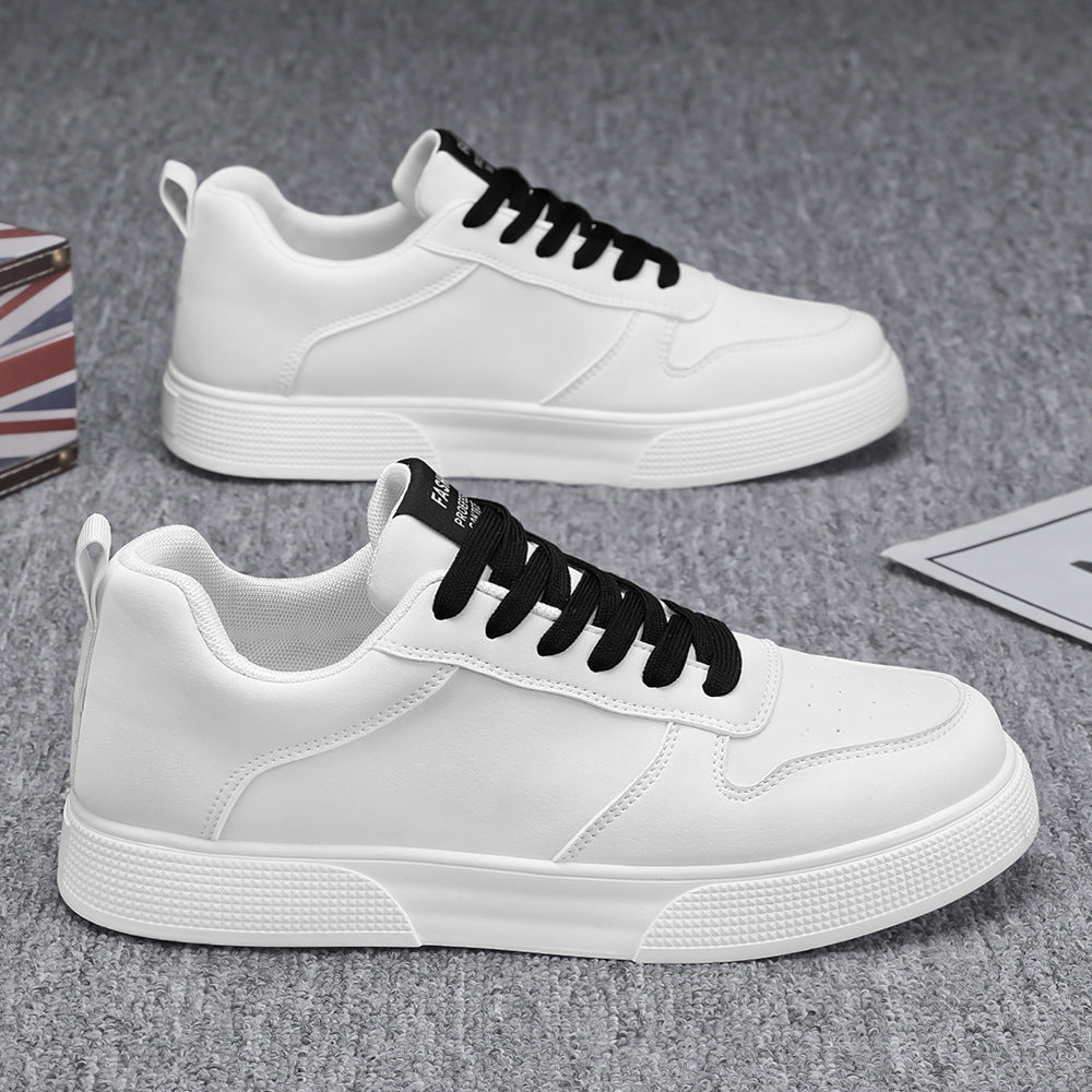 Men’s Low-Top Sneakers – Suede Upper – Perforated – Rubber Sole – Lace-Up Casual