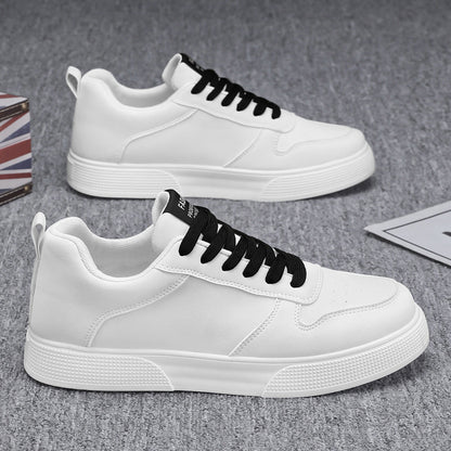 Men’s Low-Top Sneakers – Suede Upper – Perforated – Rubber Sole – Lace-Up Casual