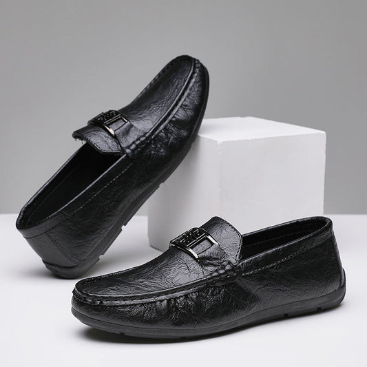 Men’s Loafers – Slip-On Driving Shoes – Breathable Soft Sole – Classic Bit Detail