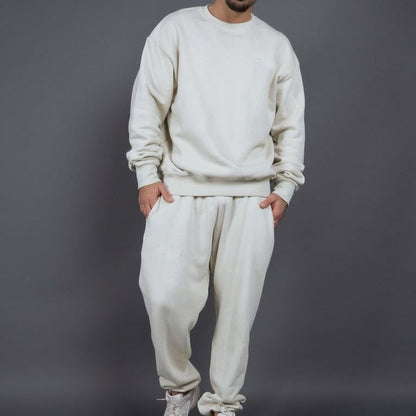 Men’s Tracksuit Set – Cotton – Relaxed Fit – Ribbed Cuffs – Casual Wear