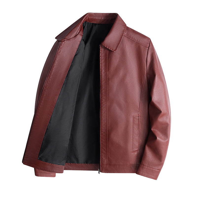 Men’s Jacket – Tailored Fit – Stand Collar Zip Front – Smart Casual
