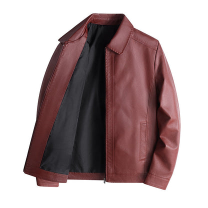 Men’s Jacket – Tailored Fit – Stand Collar Zip Front – Smart Casual