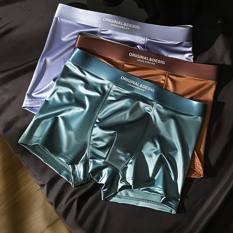 Oliver Form-Fitting Boxer Briefs  Set | Solid Mid-Thigh Boxer Briefs