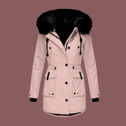 Women’s Waterproof Jacket – Tailored Fit – Mid-Length – Hooded
