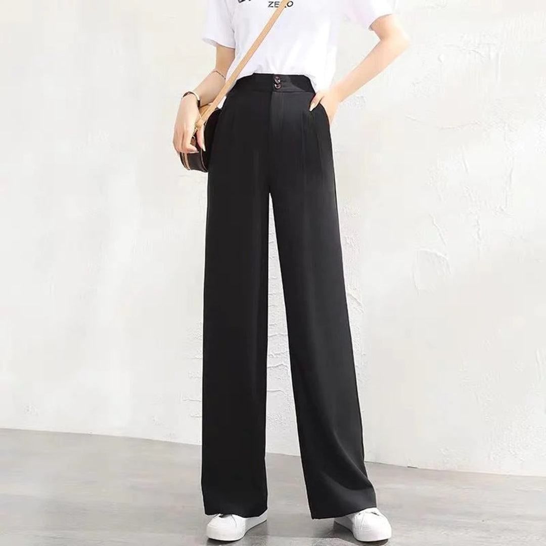 Grace & Flow Wide-Leg Trousers for Women