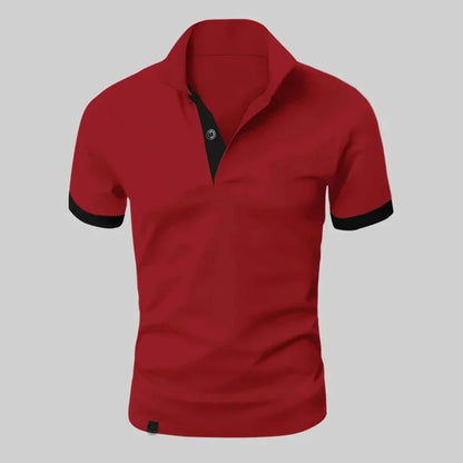 Men’s Polo Shirt – Slim Fit – Short Sleeve – Natural Fibers – Classic Collar