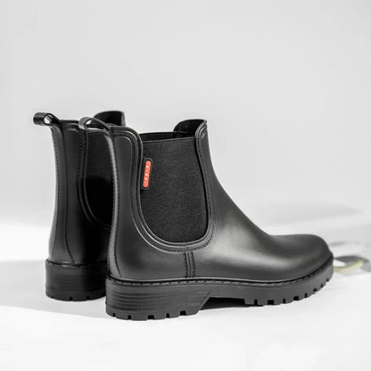 Freya Waterproof Ankle-Length Boots | Chunky Lugged Sole Boots