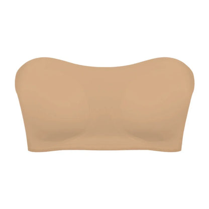 Women’s Strapless Bra – Push Up Support – Seamless Silhouette – Breathable Blend