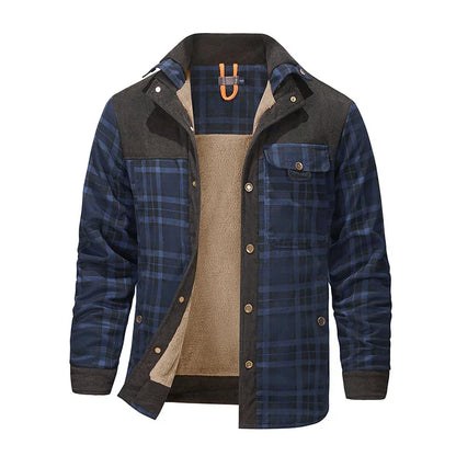 Oliver Relaxed Fit Shirt Jacket | Plaid Button Front Shirt Jacket