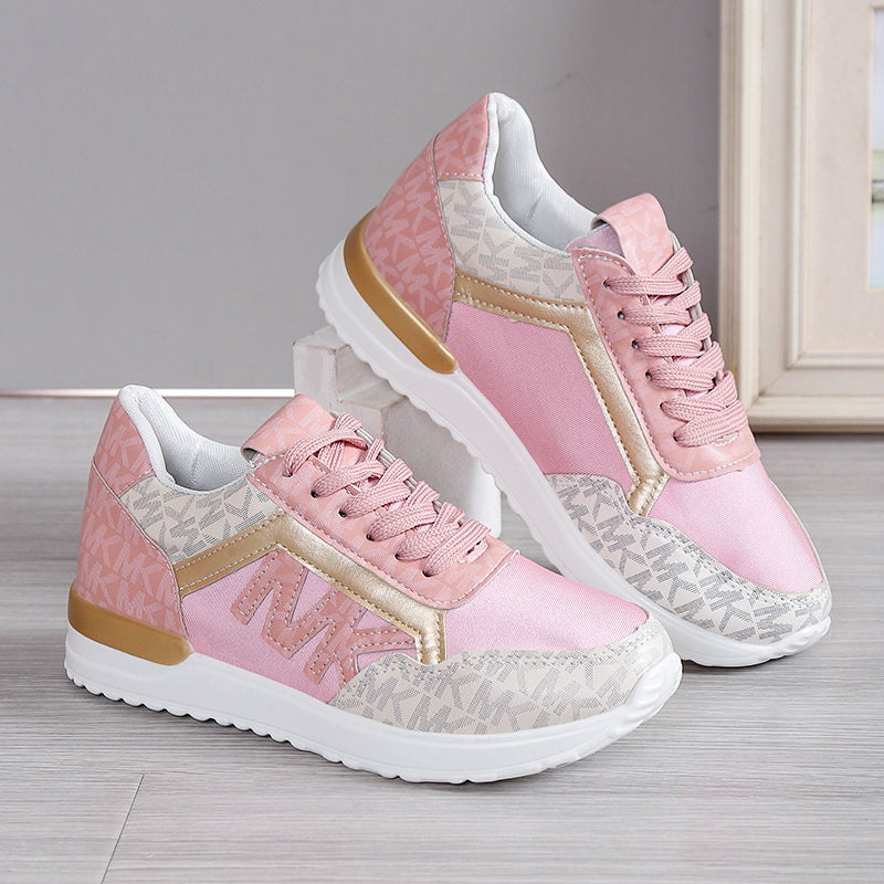 Women’s Sneakers – Breathable Mesh – Cushioned Sole – Low-Top Fit