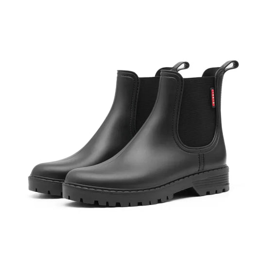 Freya Waterproof Ankle-Length Boots | Chunky Lugged Sole Boots