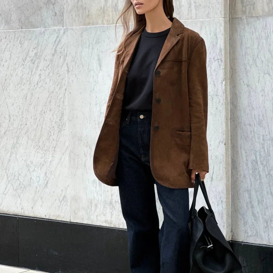 Women’s Jacket – Tailored Fit – Notched Lapel – Button Front