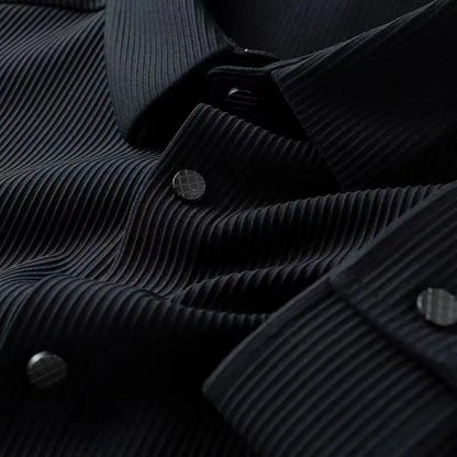 Men’s Formal Shirt – Slim Fit – Breathable Blend – Classic Collar – Business Wear