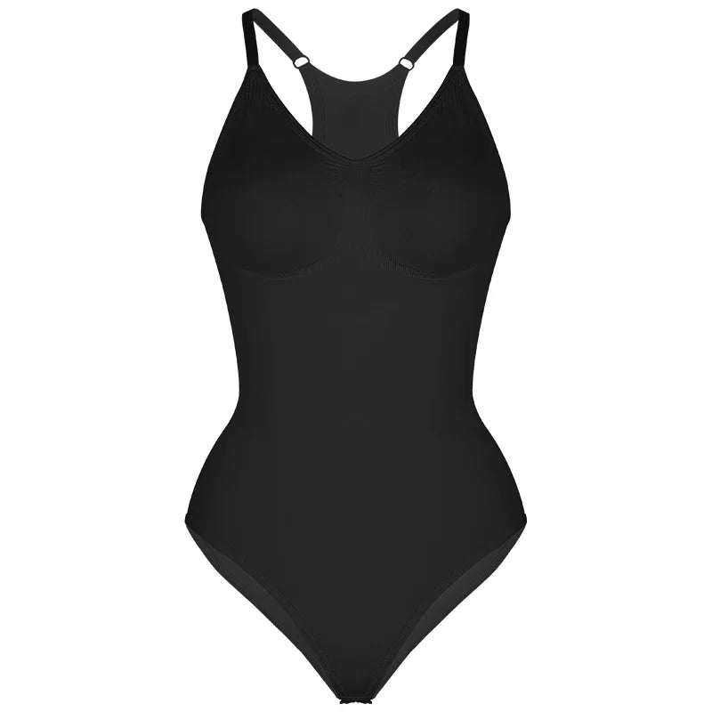 Women’s Bodysuit – Seamless Sculpting Fit – Tummy Control – Racerback Shaping Wear