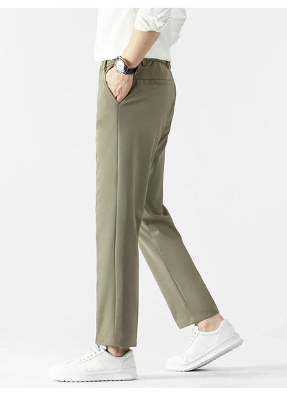 Men’s Trousers – Slim Fit – Tailored Cut – Lightweight Fabric – Business Casual