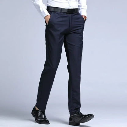 Men’s Dress Pants – Slim Fit – Tapered Leg – Tailored Cut – Formal Business Wear