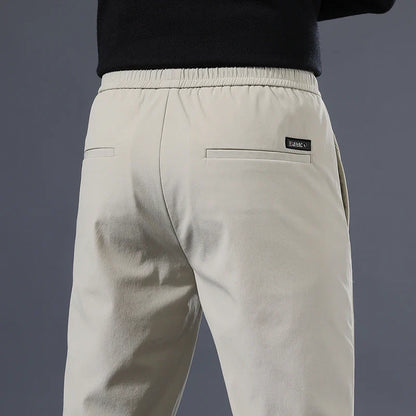 George Relaxed Fit Jogger Pants | Elastic Waist Drawstring Jogger Pants