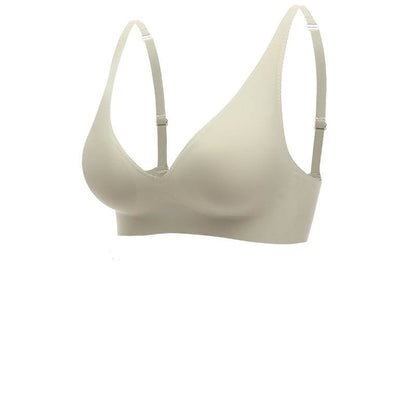 Women’s Seamless Bra – V-Neck – Wide Straps – Breathable Blend – Full Coverage Fit