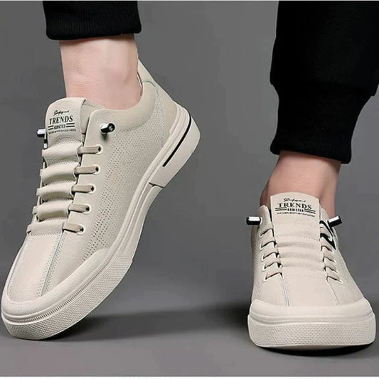 Men’s Sneakers – Streamlined Fit – Lace-Up – Mesh Upper – Cushioned Sole