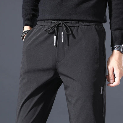 George Relaxed Fit Jogger Pants | Elastic Waist Drawstring Jogger Pants