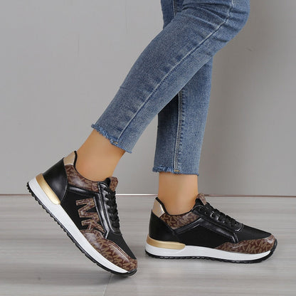 Women’s Sneakers – Breathable Mesh – Cushioned Sole – Low-Top Fit