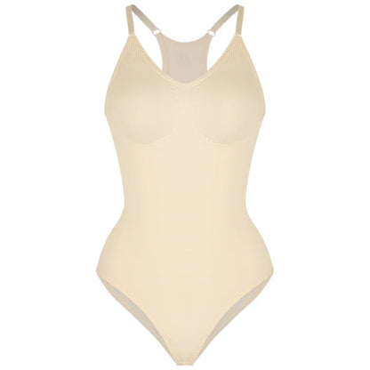 Women’s Bodysuit – Seamless Sculpting Fit – Tummy Control – Racerback Shaping Wear