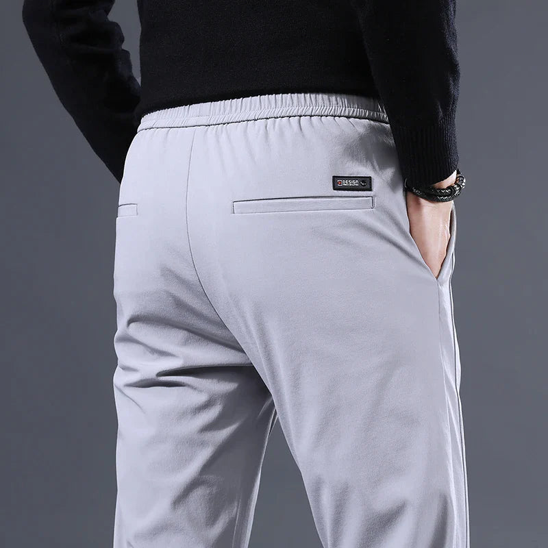 George Relaxed Fit Jogger Pants | Elastic Waist Drawstring Jogger Pants