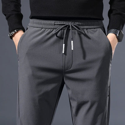 George Relaxed Fit Jogger Pants | Elastic Waist Drawstring Jogger Pants