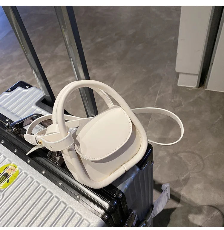 Isabella Structured Mini Bag | Flap Closure Crossbody Mini Bag