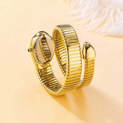 Isla Oval Roman Numeral Wristwatch | Sunburst Wrap-Around Wristwatch