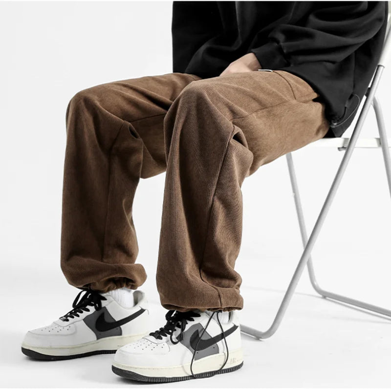 Jacob Relaxed Fit Pants | Drawstring Waist Side Pockets Pants