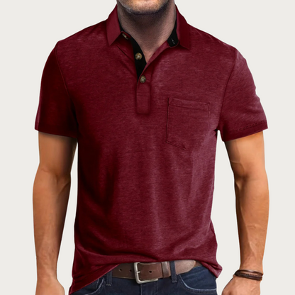 Men’s Polo Shirt – Soft Knit – Regular Fit – Short Sleeve – Chest Pocket – Casual Style