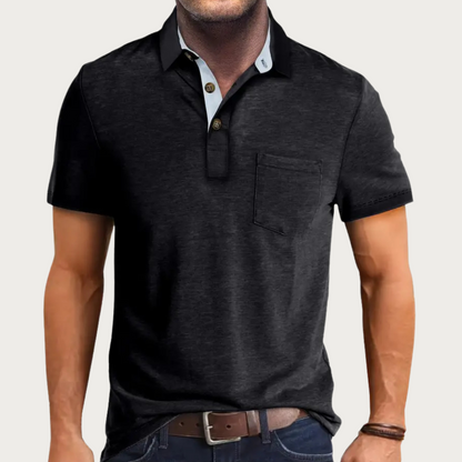 Men’s Polo Shirt – Soft Knit – Regular Fit – Short Sleeve – Chest Pocket – Casual Style