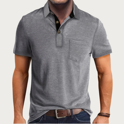 Men’s Polo Shirt – Soft Knit – Regular Fit – Short Sleeve – Chest Pocket – Casual Style