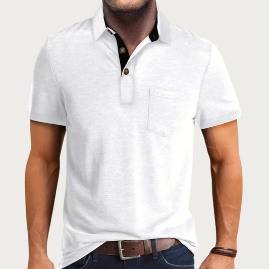 Men’s Polo Shirt – Soft Knit – Regular Fit – Short Sleeve – Chest Pocket – Casual Style