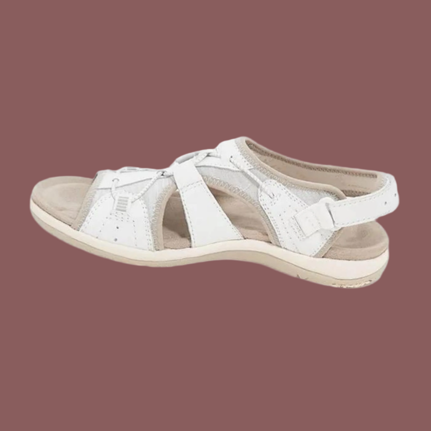 Women’s Orthopedic Sandals – Adjustable Fit – Cushioned Insole – Open Toe Design