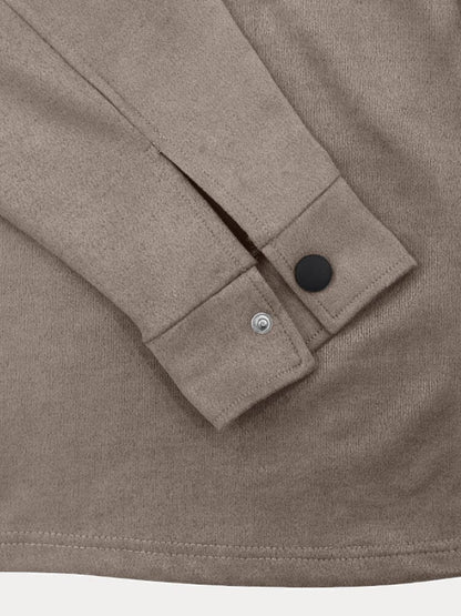 Men’s Shirt – Relaxed Fit – Button-Up Front – Chest Pockets – Casual Athleisure Wear