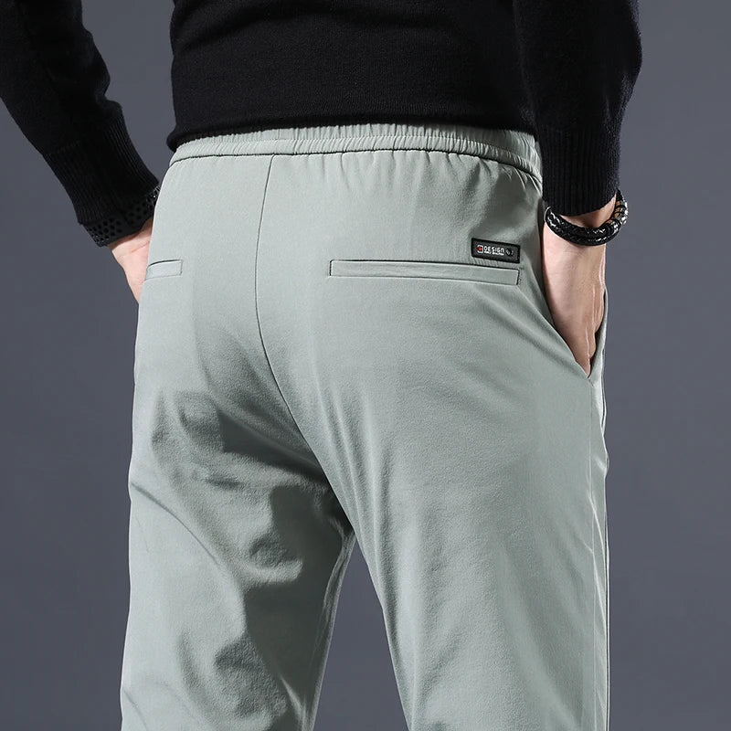 George Relaxed Fit Jogger Pants | Elastic Waist Drawstring Jogger Pants