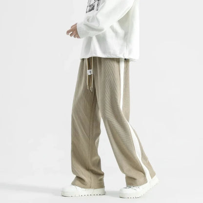 Rocco Relaxed Fit Sweatpants | Striped Side Stripe Sweatpants