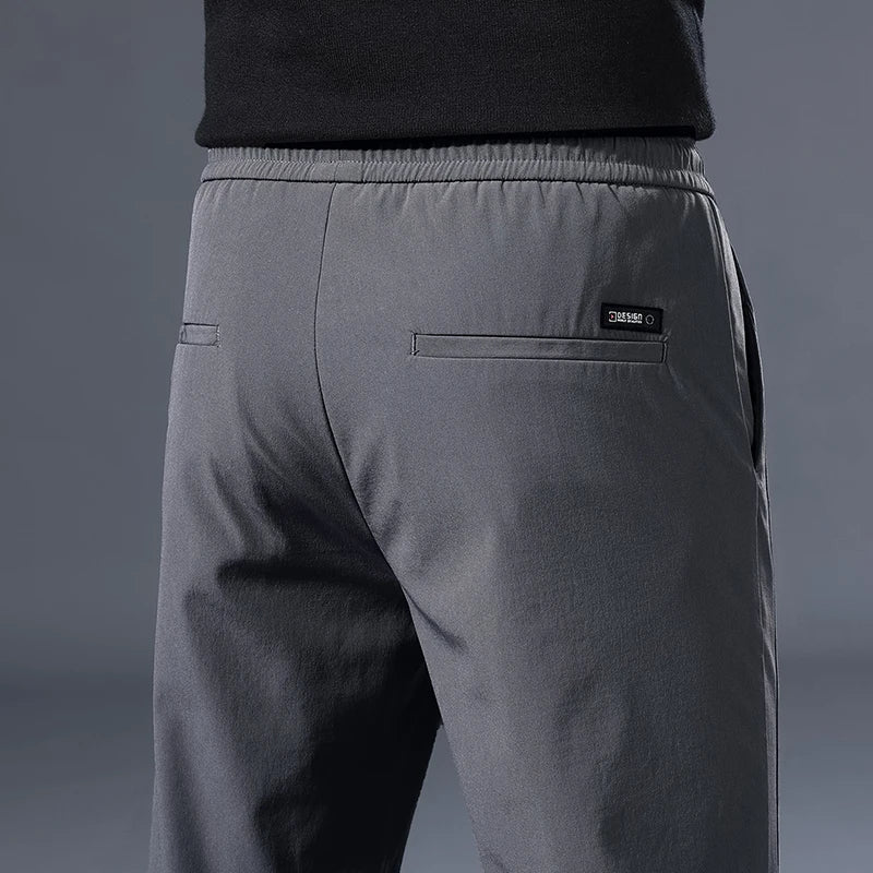 George Relaxed Fit Jogger Pants | Elastic Waist Drawstring Jogger Pants