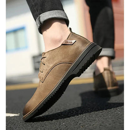 Men’s Oxford Dress Shoes – Leather – Classic Fit – Closed Lacing Formal Style